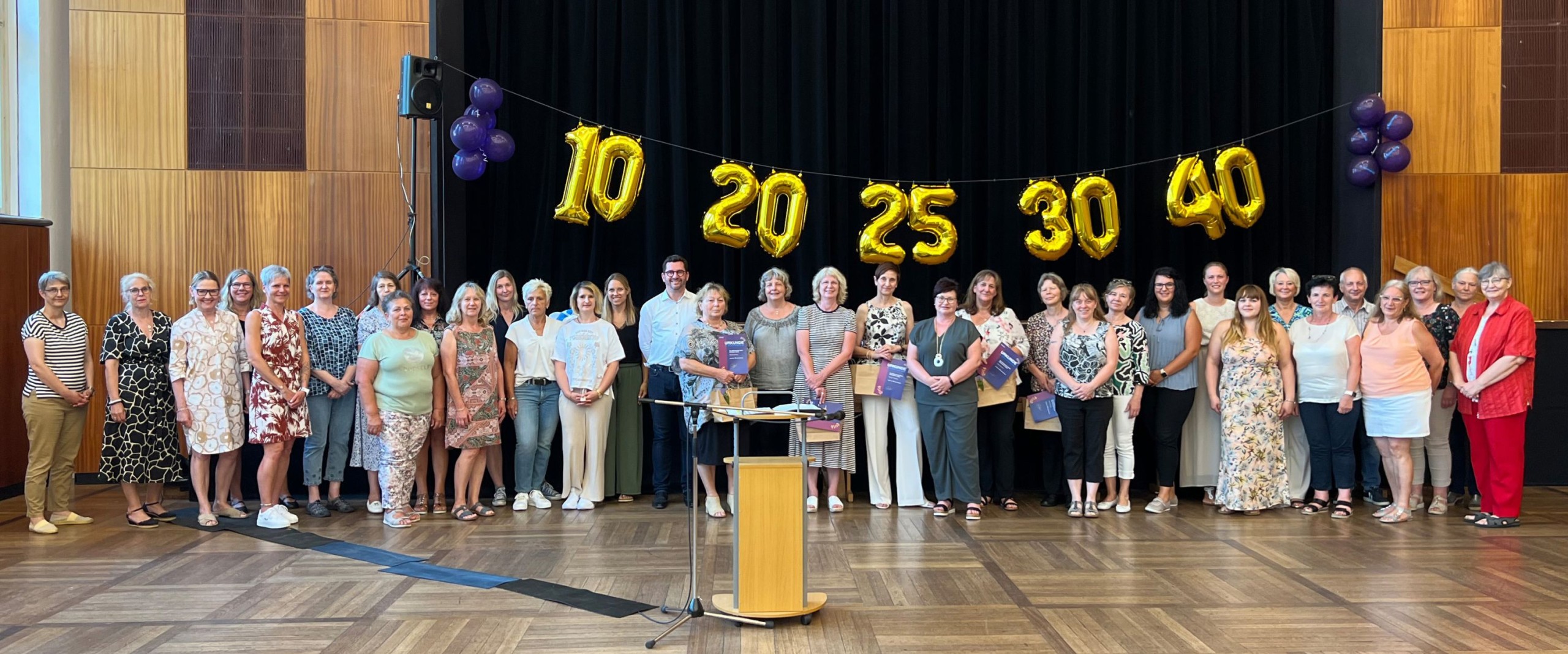 Gruppenbild der Jubilaumsfeier 2023