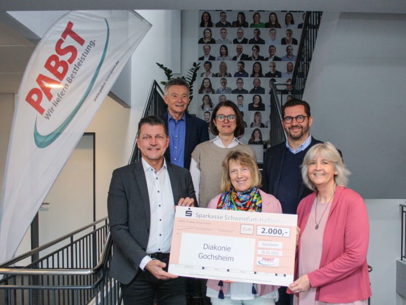Spende von Firma Pabst Transport