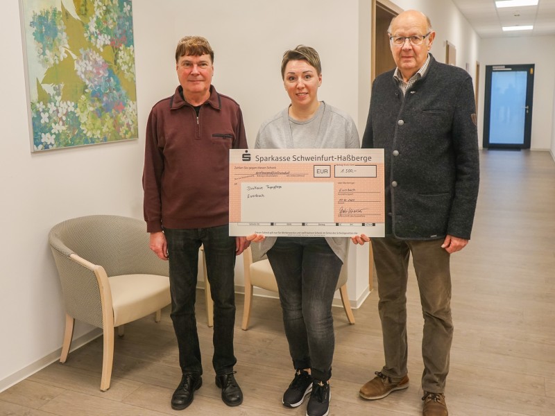 Spendenübergabe für die Diakonie-Tagespflege Euerbach