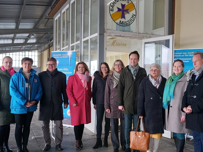 Bahnhofsmission Schweinfurt feiert Einweihung nach Umbau