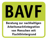 Logo Arbeitsmarktintegration: BAVF