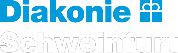 Diakonie Schweinfurt Logo blau weiß