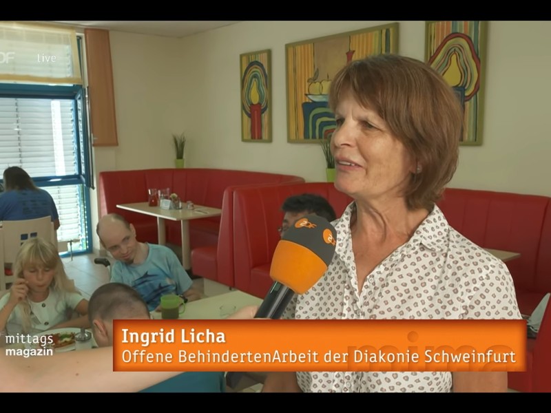 Offene BehindertenArbeit im ZDF-Mittagsmagazin