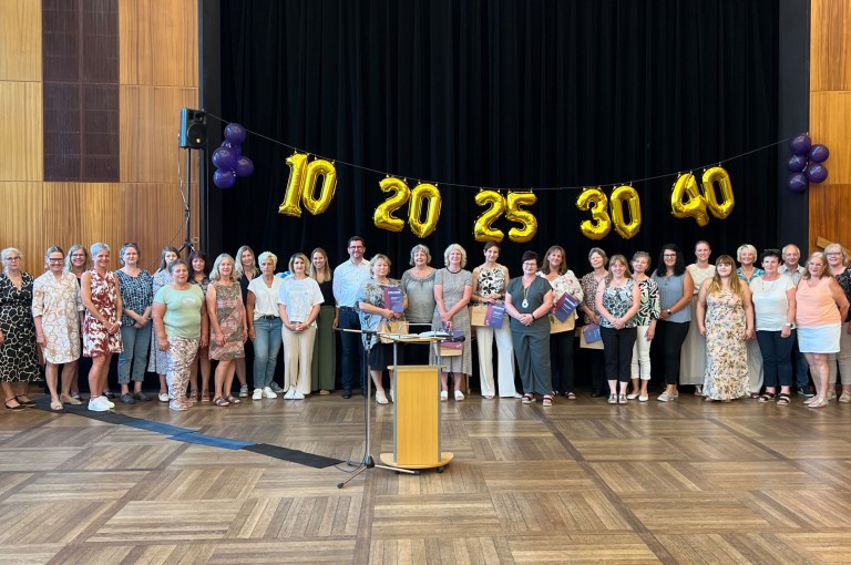 Gruppenbild der Jubilaumsfeier 2023