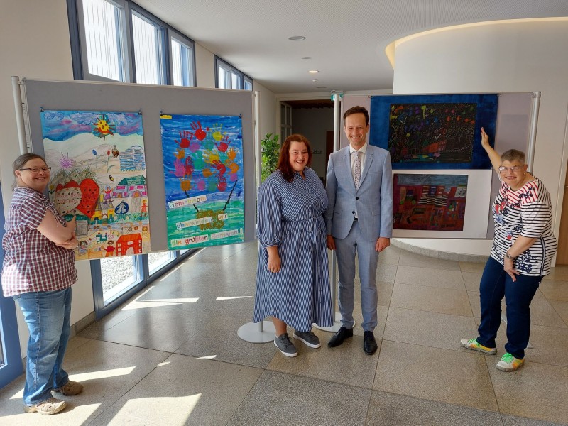 Eröffnung der Wanderausstellung im Landratsamt Schweinfurt
